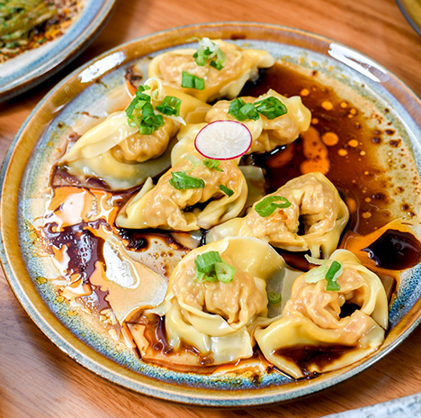 Spicy Pork & Shrimp Wontons